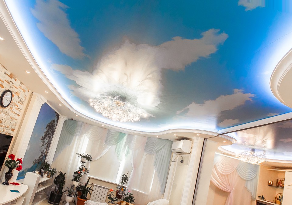 Заказать потолок с фотопечатью в г. Малошуйка